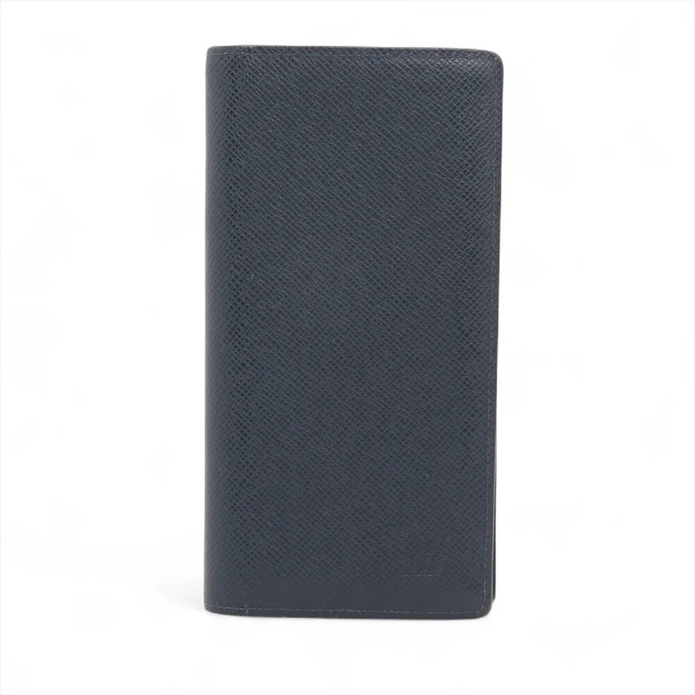 Louis Vuitton Taiga Portefeuille Brazza Hawaiian Print M30161 Leather Bi-fold...